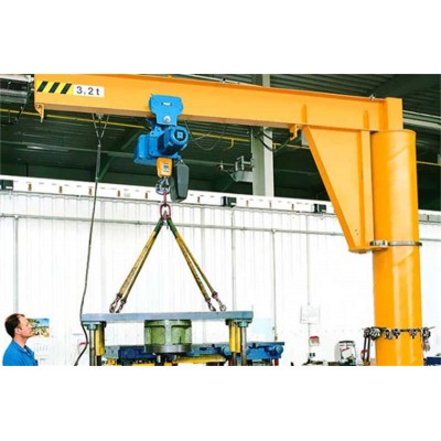 500kg-5T Floor Mounted Jib Crane 360° Rotation for Workshop