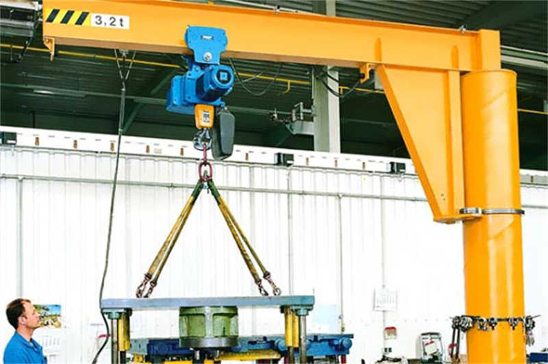 180°/270°/360° Floor Jib Crane 0.5-20 Ton Workshop Solution