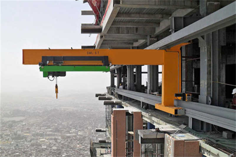 Wall Travelling Jib Crane with Remote Control for Workshop Logistics