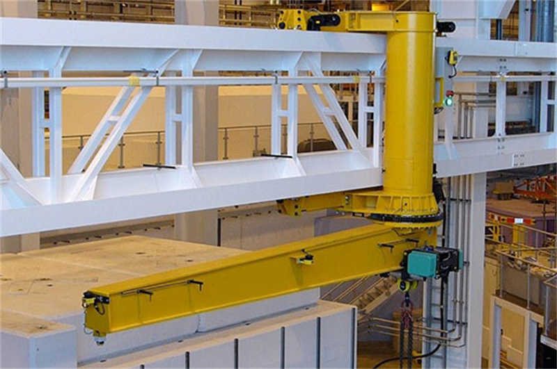 Radio Remote Control Wall Jib Crane for Warehouse Applications