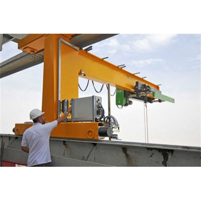 Wall Mounted Travelling Jib Crane with Chain Hoist System