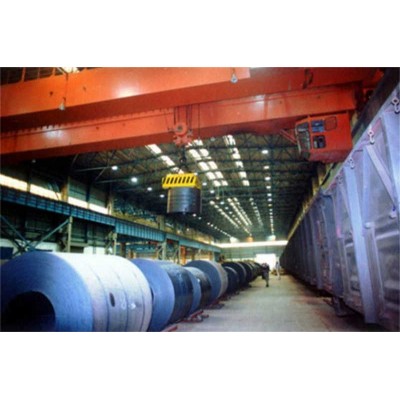 Double Girder Overhead Crane with Electromagnet for Steel Handling