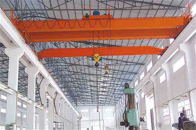 10-100T Manual Double Girder Crane with Pendant Control