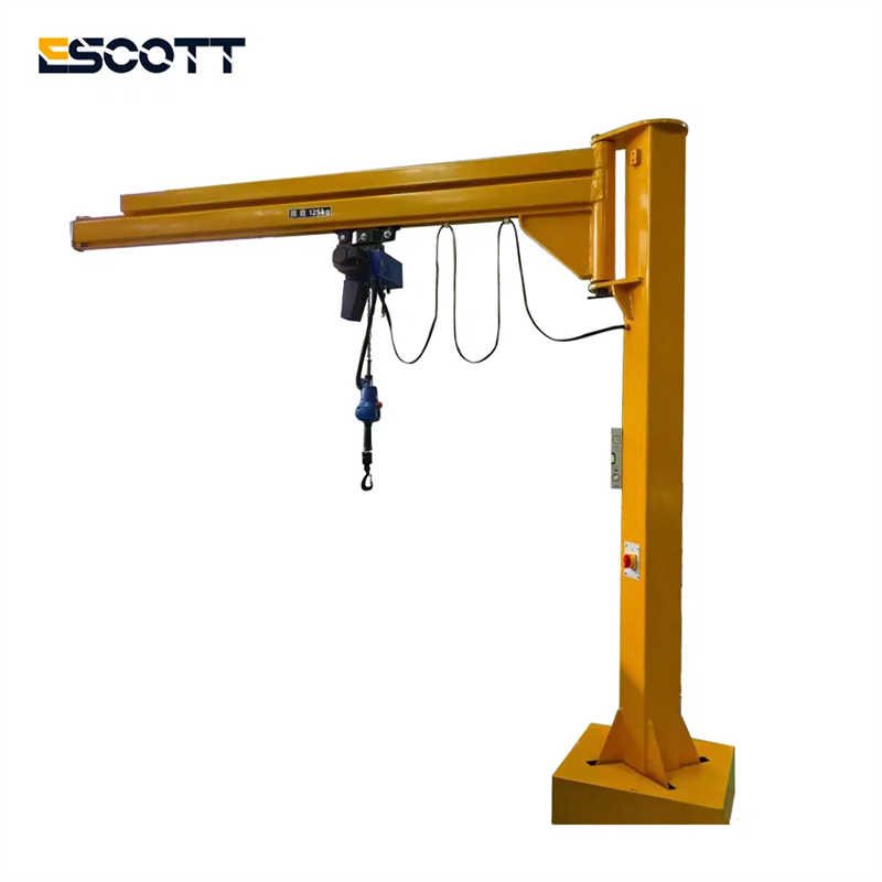 0.5 Ton Floor-Standing Jib Crane for Light Workshop Lifting