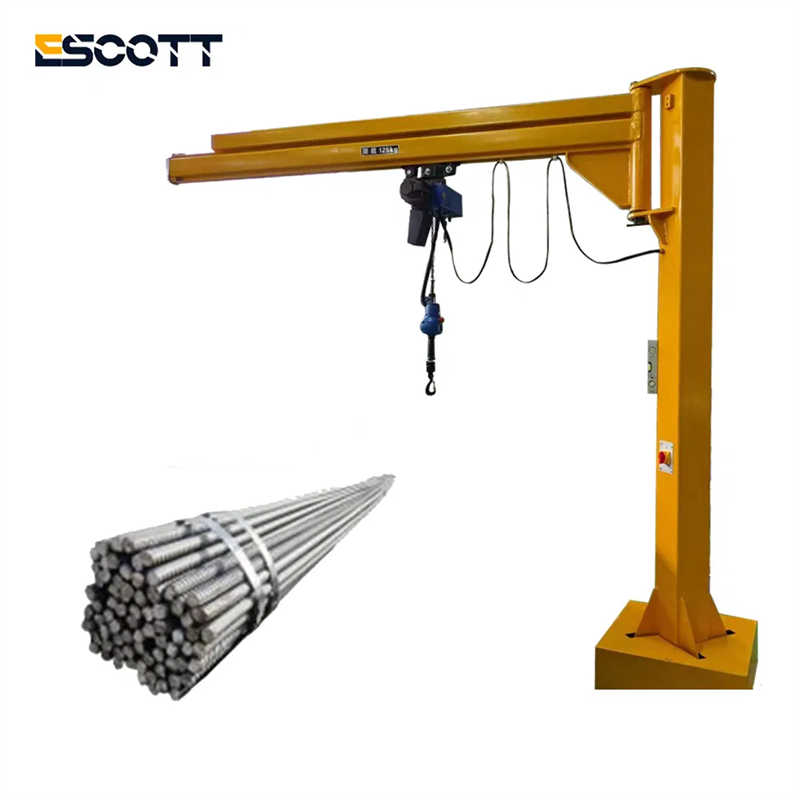 0.5 Ton Floor-Standing Jib Crane for Light Workshop Lifting