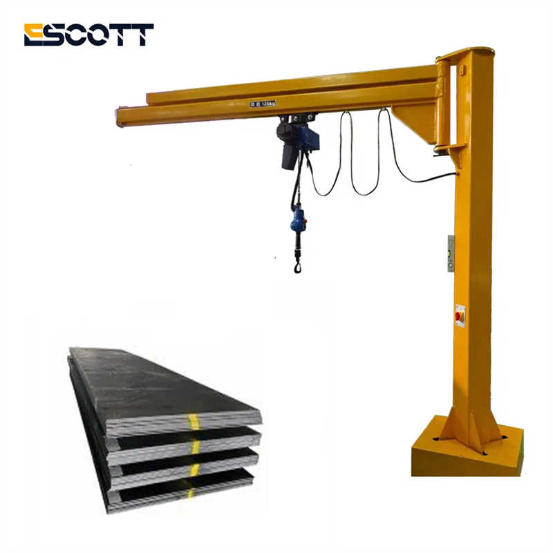 5 Ton Full 360° Floor-Standing Jib Crane for Heavy Loads