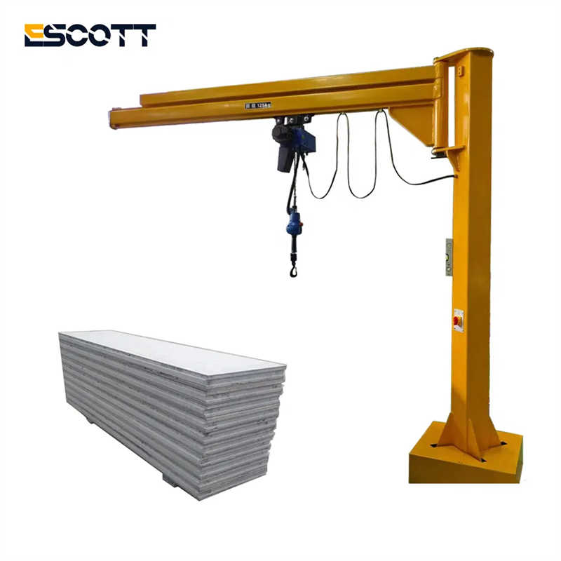 5 Ton Full 360° Floor-Standing Jib Crane for Heavy Loads