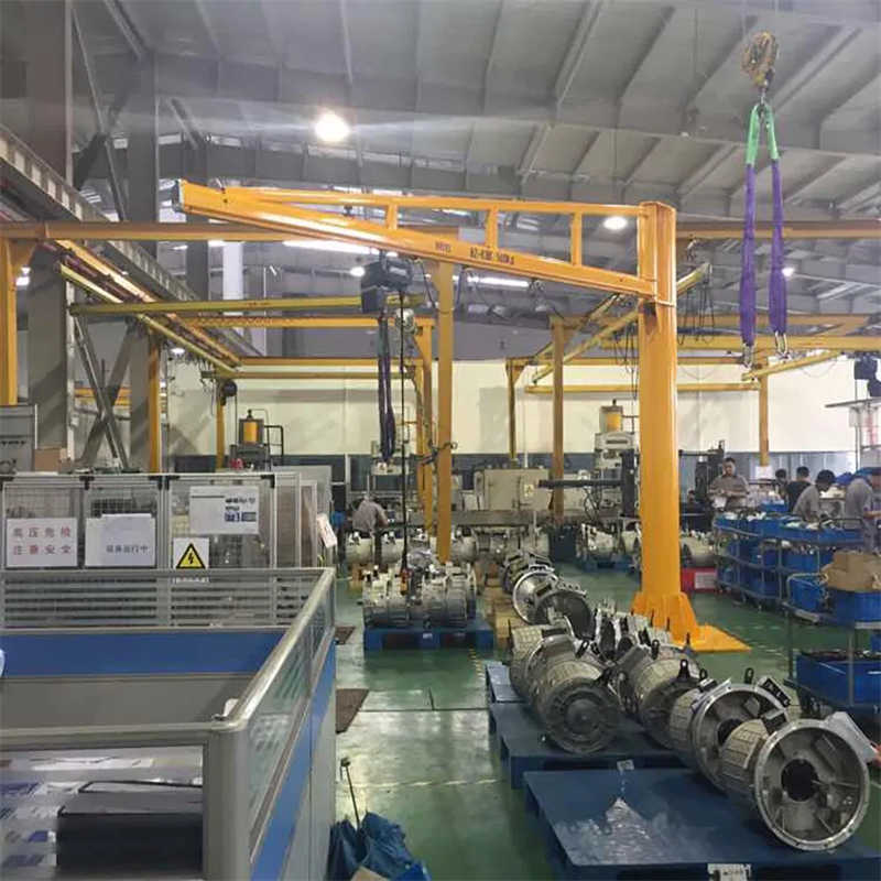 6 Ton High Capacity Floor-Standing Jib Crane for Steel Handling