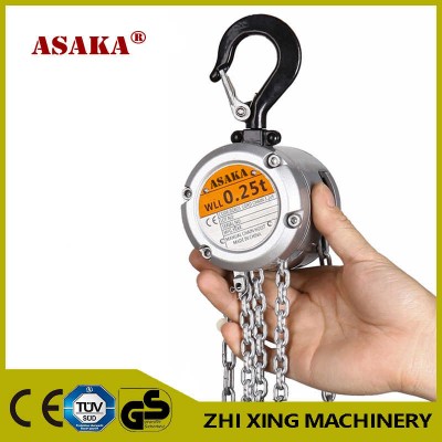 300kg Portable Aluminum Chain Hoist for Workshop Maintenance