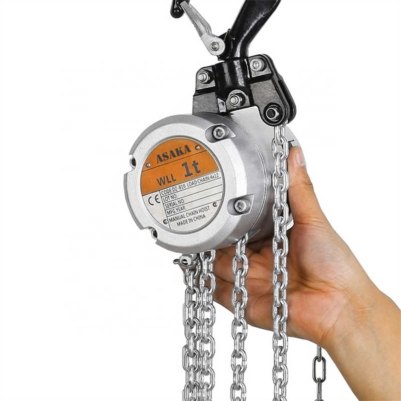 1 Ton Heavy Duty Aluminum Chain Hoist for Industrial Use