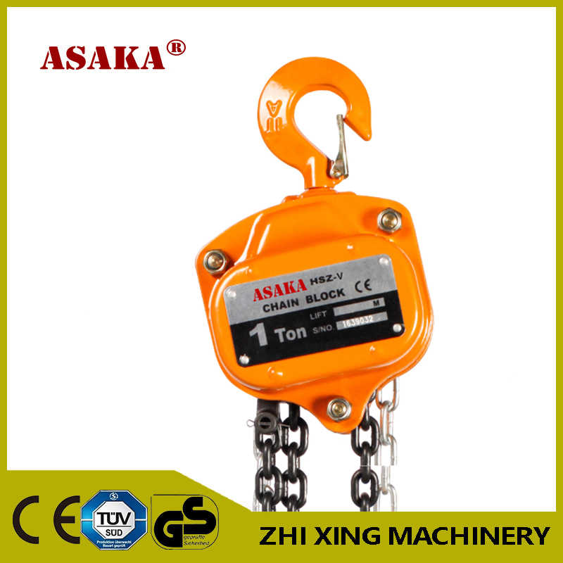 1 Ton to 5 Ton Manual Chain Hoist with Trolley for Monorail Systems