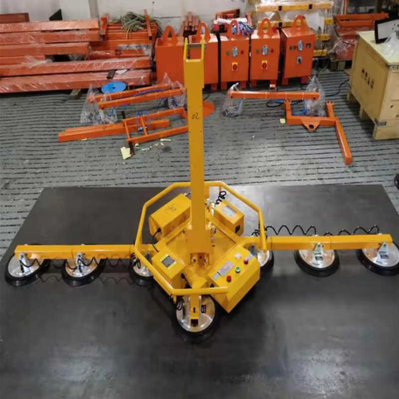 360° Rotating Glass Suction Cup Lifter for Precise Material Positioning