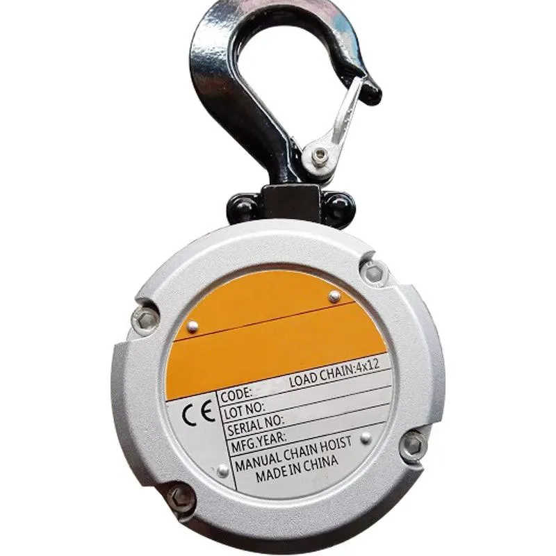 Lightweight 500kg Aluminum Alloy Hand Chain Pulley Hoist for Workshop