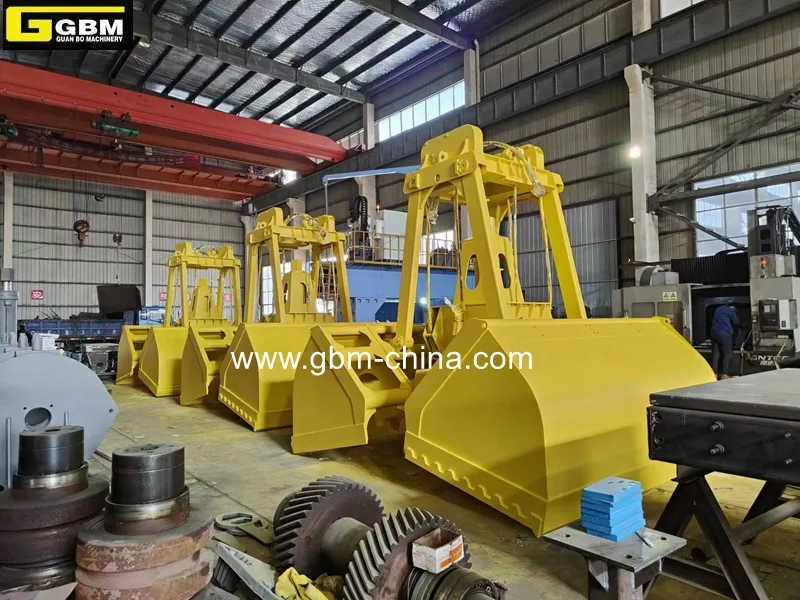 Gbm 12cbm Single Cylinder Remote Control Grab for Handling Bulk Cargo