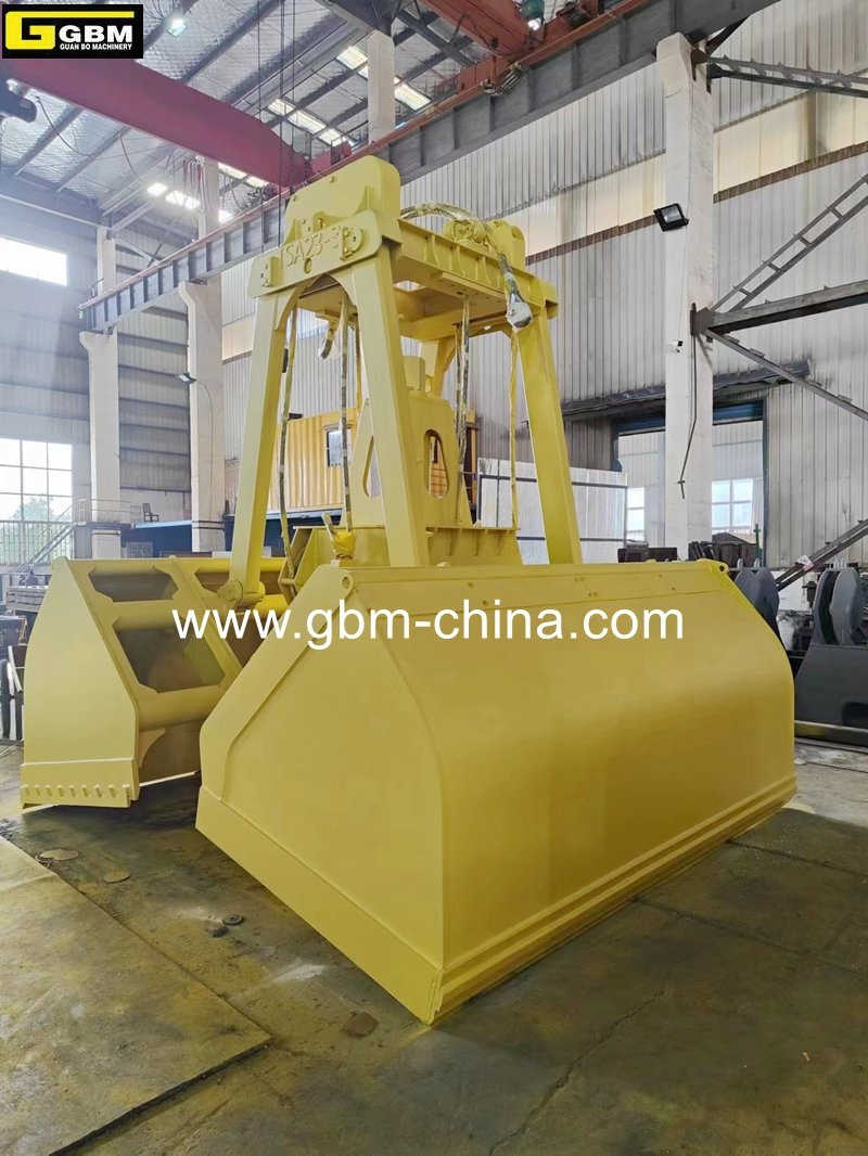 Gbm 12cbm Single Cylinder Remote Control Grab for Handling Bulk Cargo