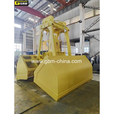 Gbm 12cbm Single Cylinder Remote Control Grab for Handling Bulk Cargo