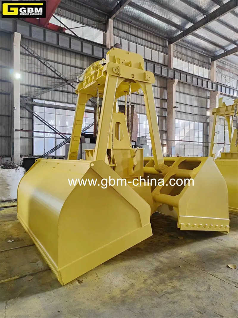 Gbm 12cbm Single Cylinder Remote Control Grab for Handling Bulk Cargo