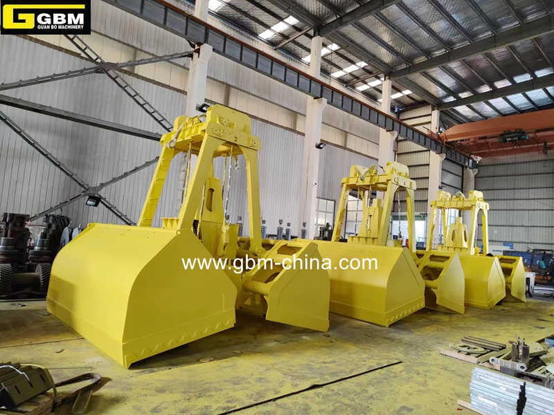 Gbm 12cbm Single Cylinder Remote Control Grab for Handling Bulk Cargo