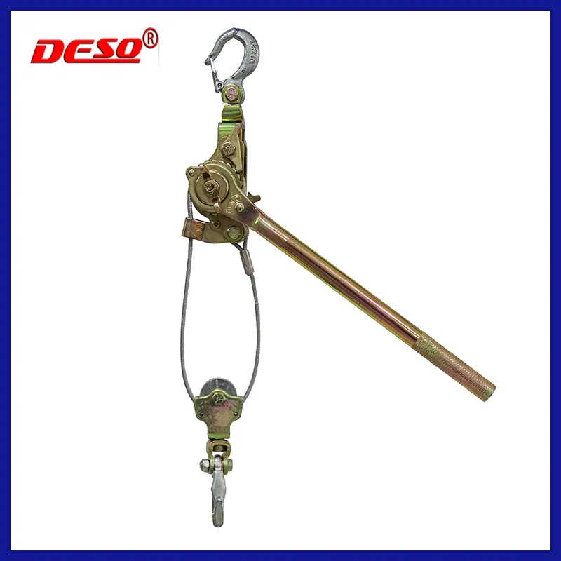 1 Ton 2 Ton 3 Ton 4 Ton High Quality Ratchet Wire Rope Hand Power Puller