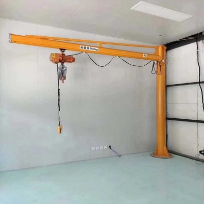 0.5 to 10 Ton Floor Mounted Pillar Jib Crane, 360° Rotation for Diverse