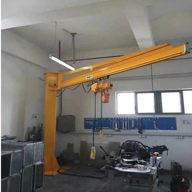 3 Ton Floor Mounted Jib Crane, 360° Rotating for Efficient Workshop Lifting