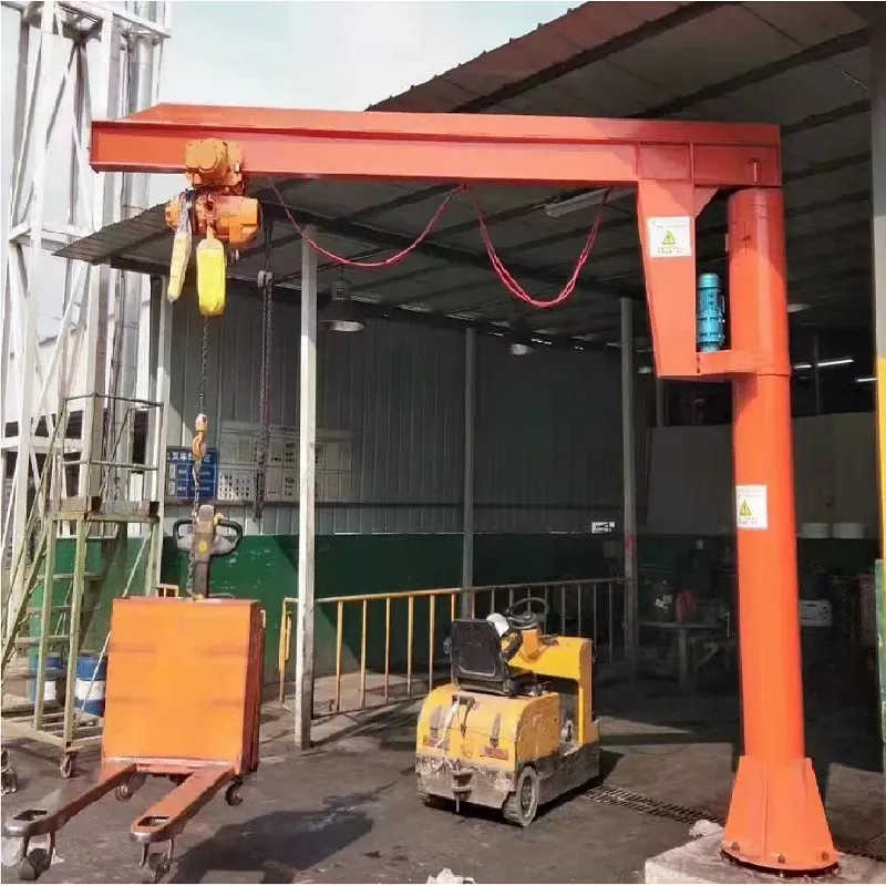 3 Ton Floor Mounted Jib Crane, 360° Rotating for Efficient Workshop Lifting