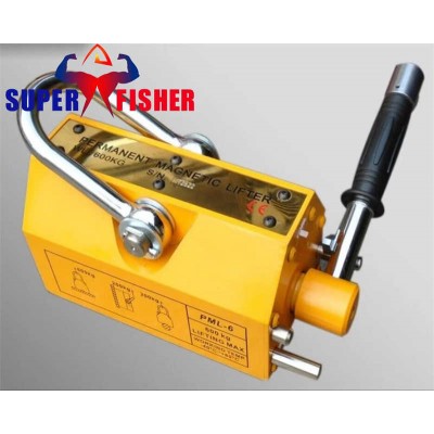 Compact Manual Magnetic Lifter, 300kg Capacity for Precision Tool Handling