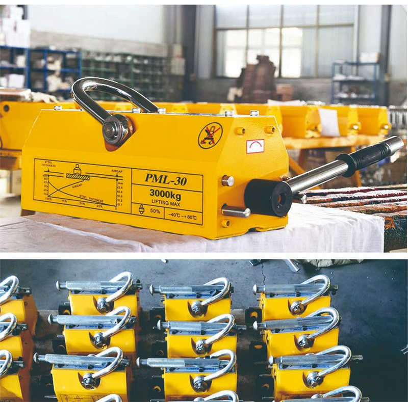 Heavy-Duty 1000kg Manual Magnetic Lifter, Ideal for Workshop and Warehouse