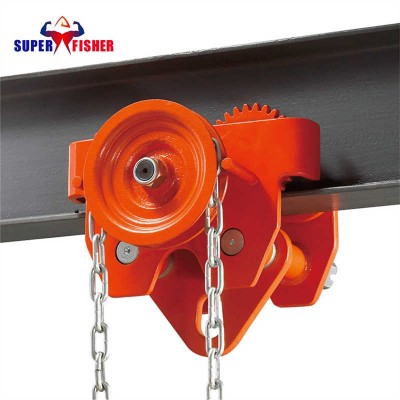0.5t High Quality Lifting Hand Push Plain Manual Trolley for Hoist MP Series