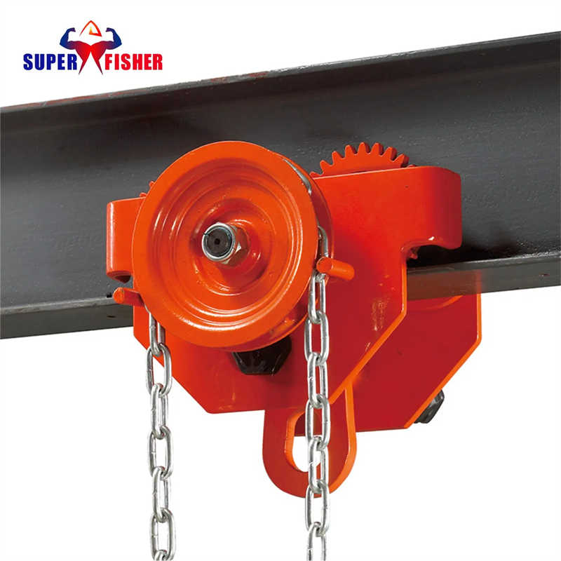 Premium 2 Ton Hand-Push Hoist Manual Trolley for Versatile Lifting Needs