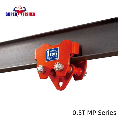 High-Quality 3t Push Plain Manual Trolley for Easy Material Handling