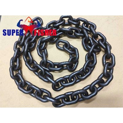 6mm High Tension Marine Hardware G80 Lifting Load Chain Black Finished