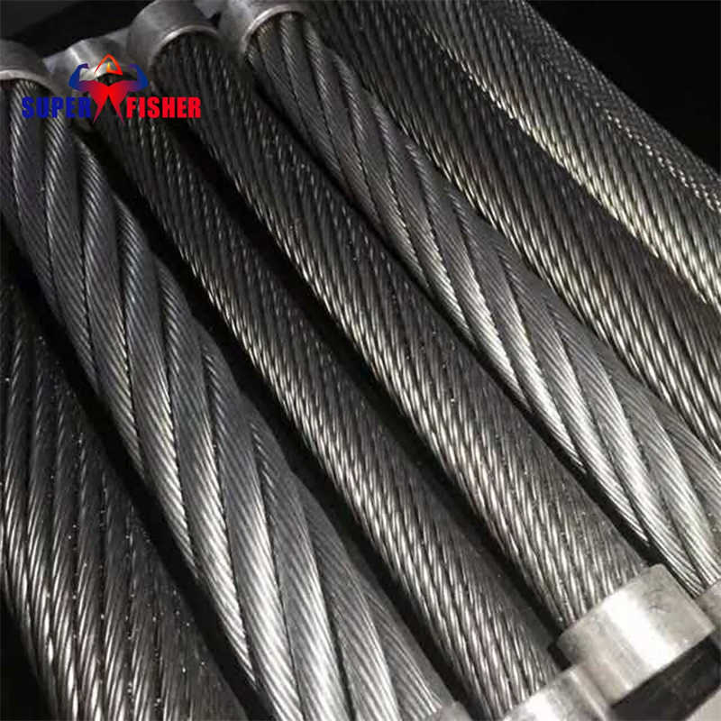 China Factory Price 6X36+Iwrc Hot Dipped & Galvanized Steel Wire Rope Cable