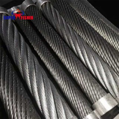 Ungalvanized Hot Dipped Wire Rope 6X7+Iws