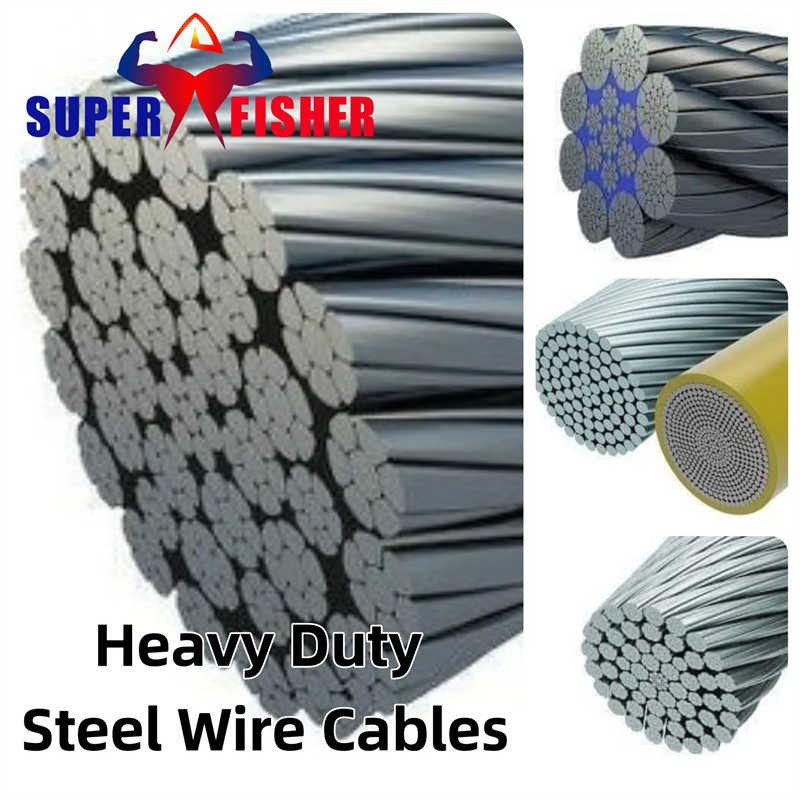 China Factory Price 6X36+Iwrc Hot Dipped & Galvanized Steel Wire Rope Cable