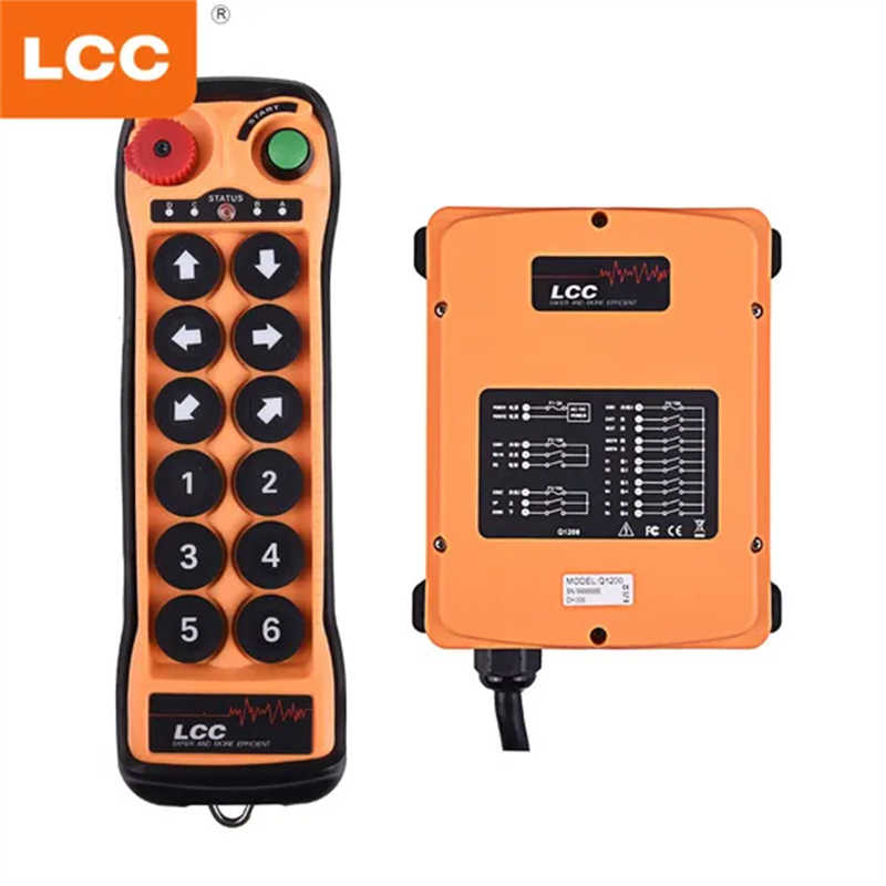 12-Button Single Speed Wireless Remote Control for Safe Crane Operation