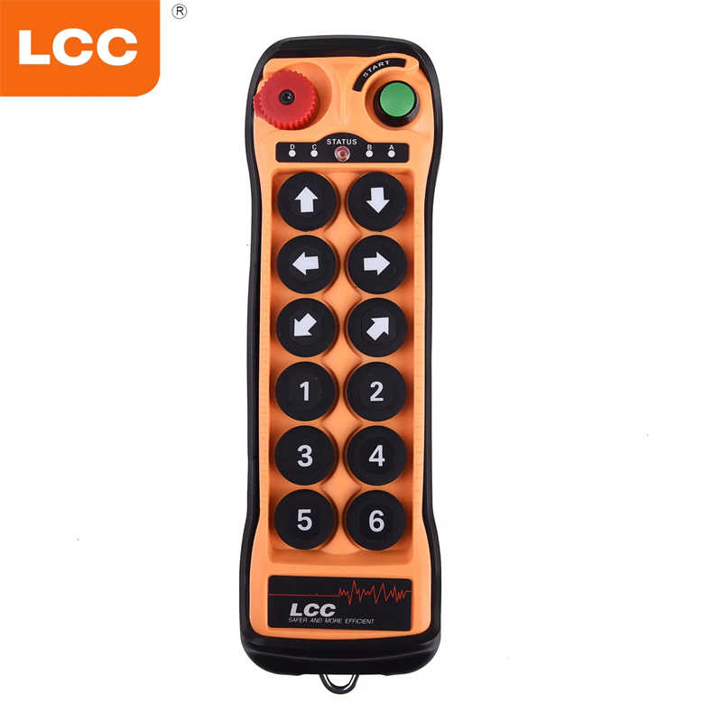 12-Button Single Speed Wireless Remote Control for Safe Crane Operation