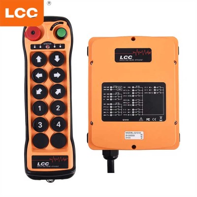 10-Button Double Speed Wireless Remote Control for Industrial Overhead Cranes