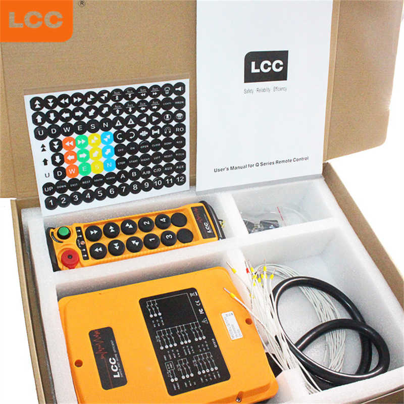 10-Button Double Speed Wireless Remote Control for Construction Cranes
