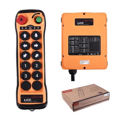 10-Button Single Speed Wireless Remote Control for Industrial Bridge Crane