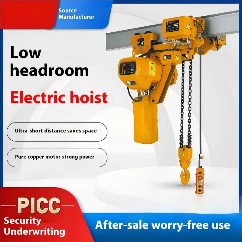 Cost-Effective Electric Chain Hoist for Overhead Cranes and Workshops