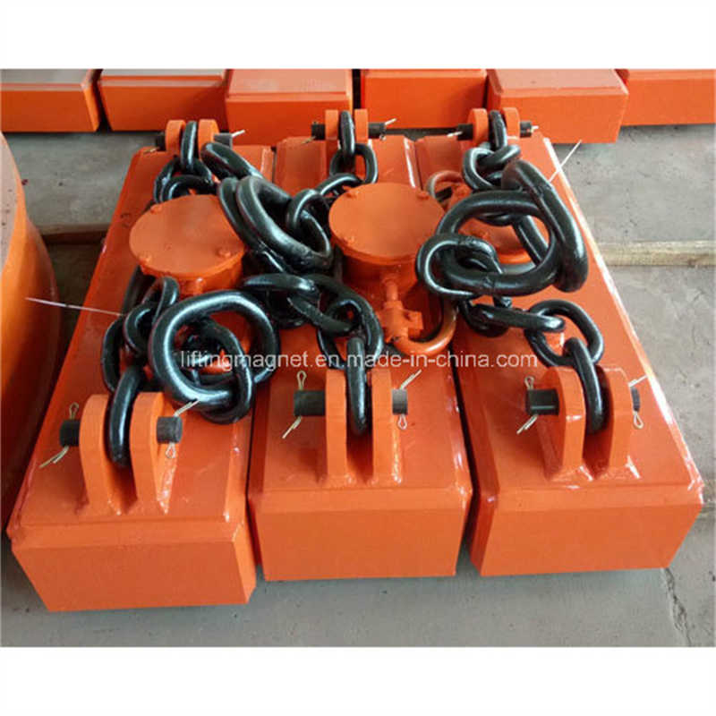 Heavy Duty Rectangular Lifting Magnet for Handling Large Steel Plates