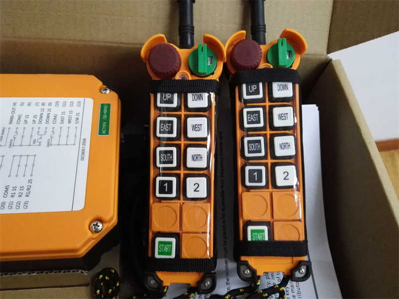 F24-6D Radio Remote Controls Used for Hoist and Electric Crane
