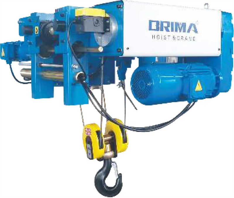 6.3t-6 European-Style Electric Wire Rope Hoist for Single Girder Crane
