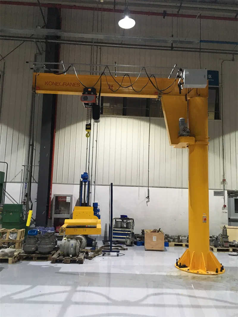 Versatile 500kg Electric Cantilever Crane for Repair Bays and Maintenance Areas