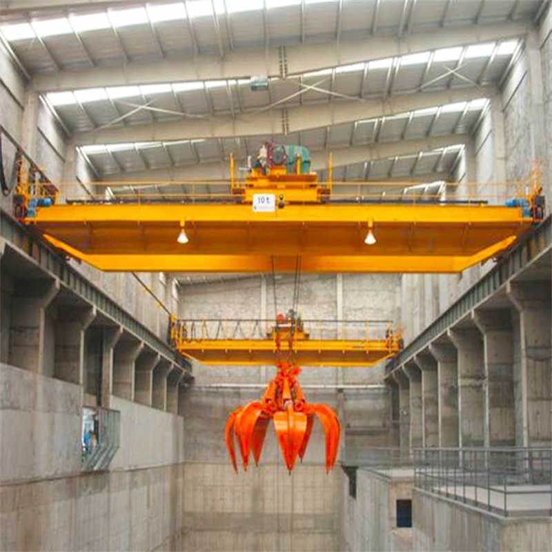 5-20 Ton Double Girder Grab Bucket Crane for Foundry Sand Handling