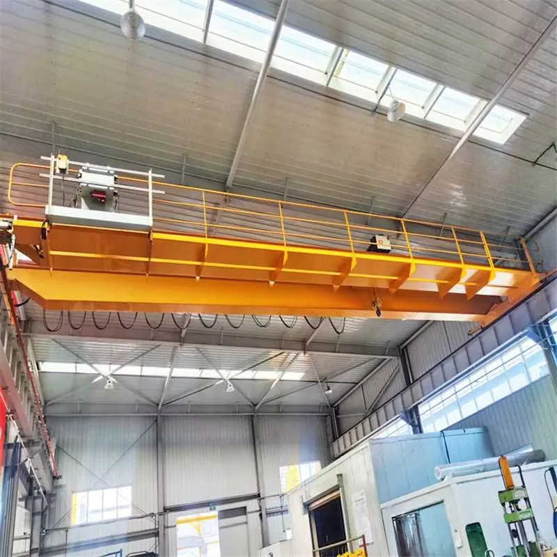 Precision Overhead Crane with Variable Speed Control for Sensitive Loads