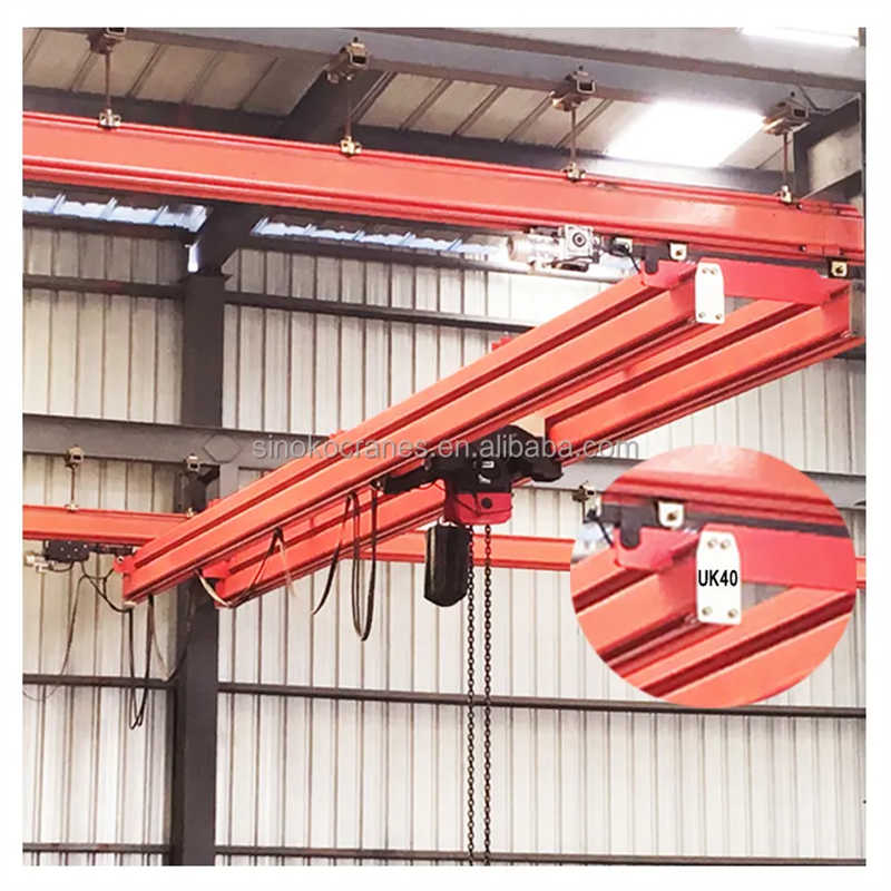 Easy-to-Install Light Crane System for Rapid Deployment in Small Workshops