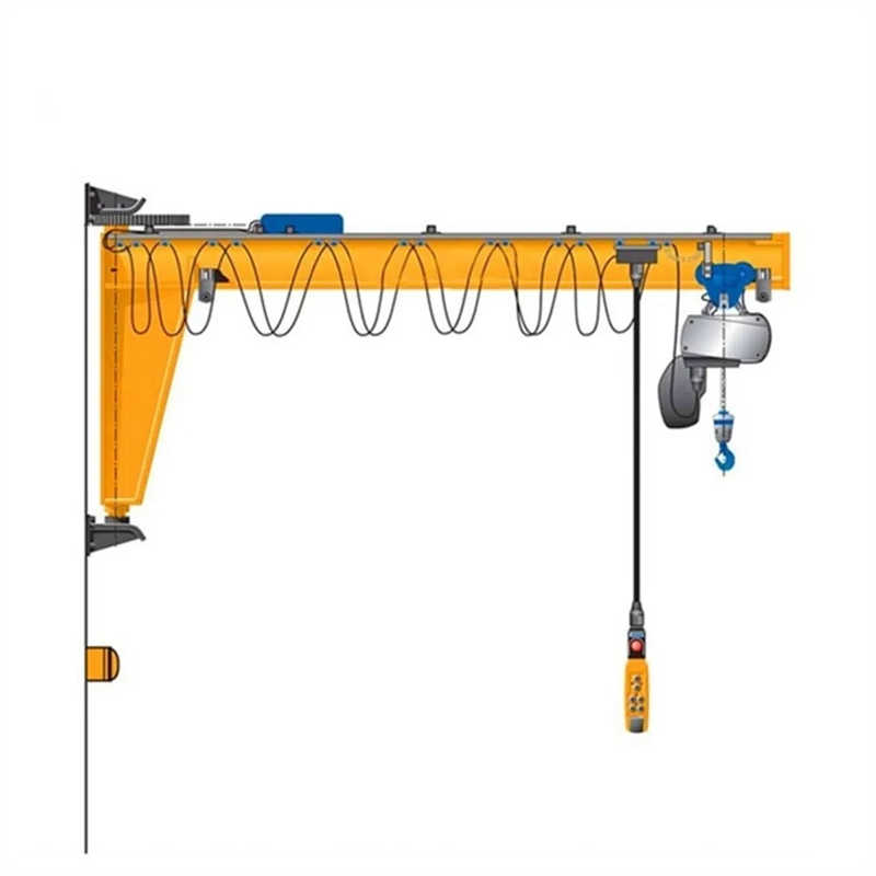 German Market 500kg-3 Ton Wall Mounted Slewing Jib Crane, CE Certified