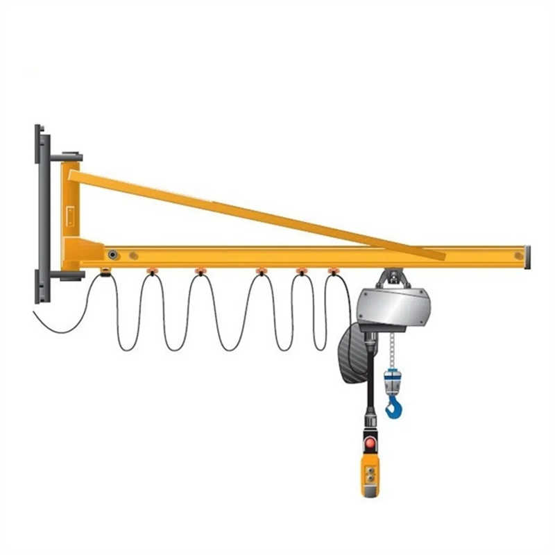 Customized 5 Meter Reach Wall Mounted Jib Crane for Canadian Workshop